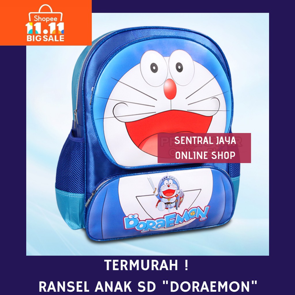 Tas Anak Sekolah Sd Karakter Kartun Doraemon 16 01 Lucu Terbaru