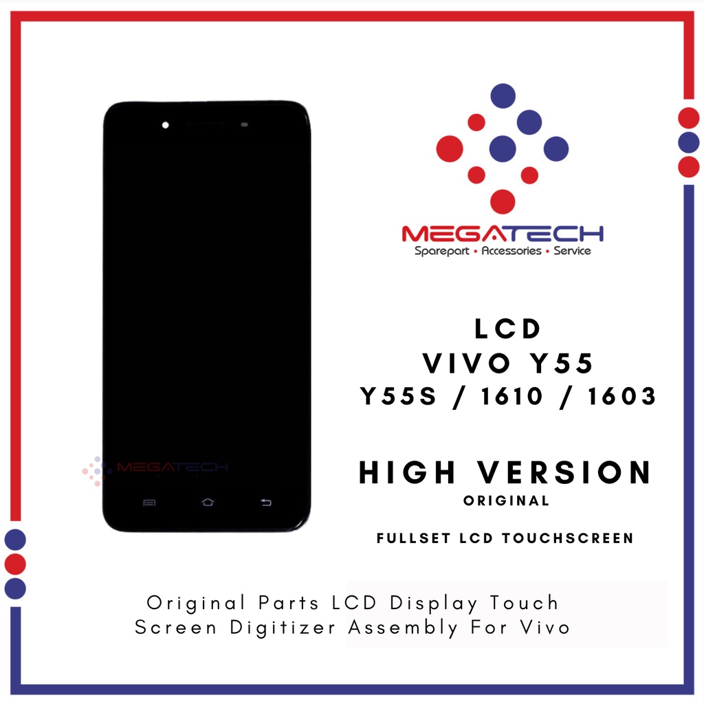 LCD Vivo Y55 / LCD Vivo Y55S / LCD Vivo 1610 / LCD Vivo 1603 Fullset Touchscreen