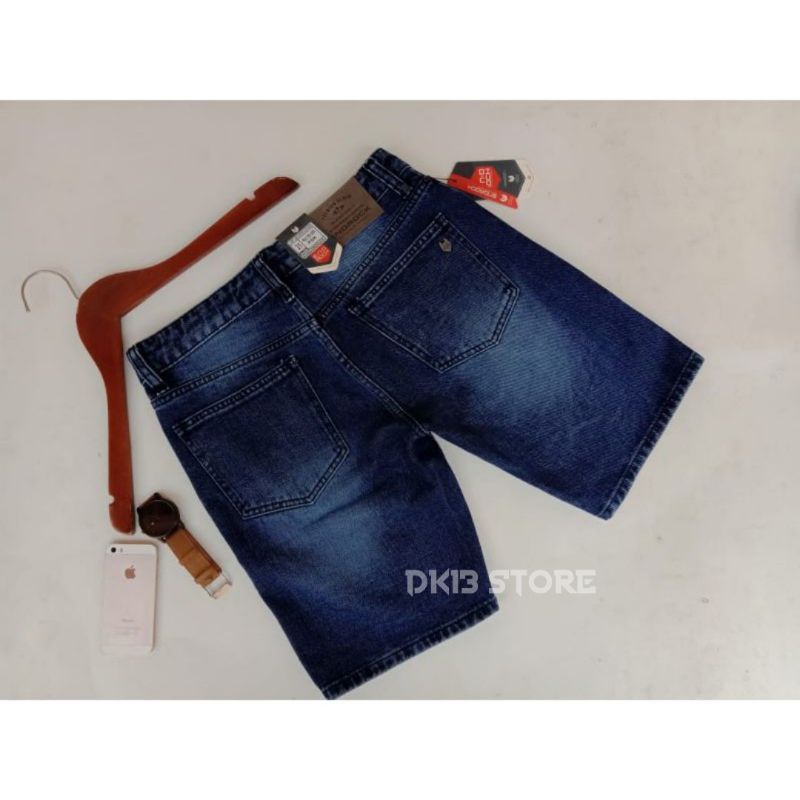 CELANA PENDEK PRIA JEANS SOBEK ORIGINAL GEFALIANO SIZE 28-33