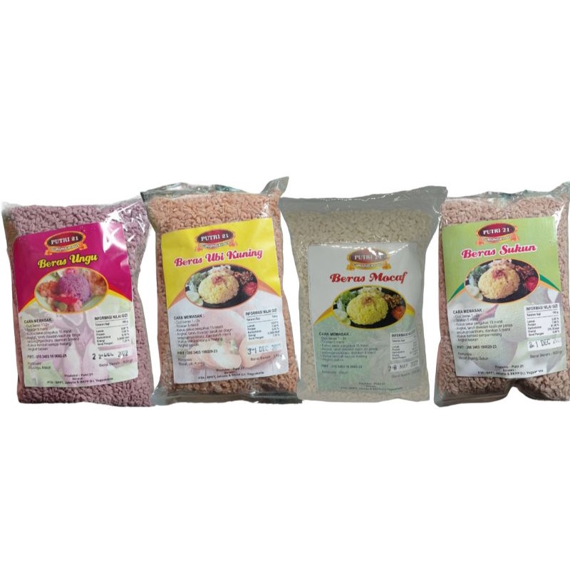 

Beras Mocaf Analog Berbagai Varian