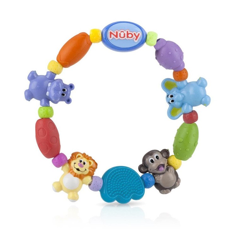 Nuby Safari Friends Teether Gigitan &amp; Mainan Bayi