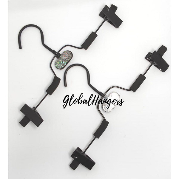 Gantungan Baju Busa | Hanger Kawat Busa Hitam ( 10 PCS )