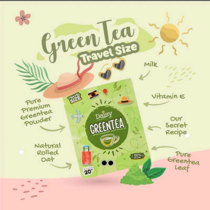(RESELLER RESMI) masker daisy organik
