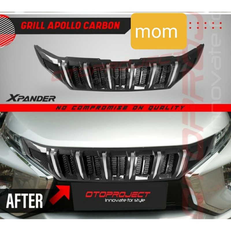 Otoproject Front Grill / Grille Depan Carbon Xpander