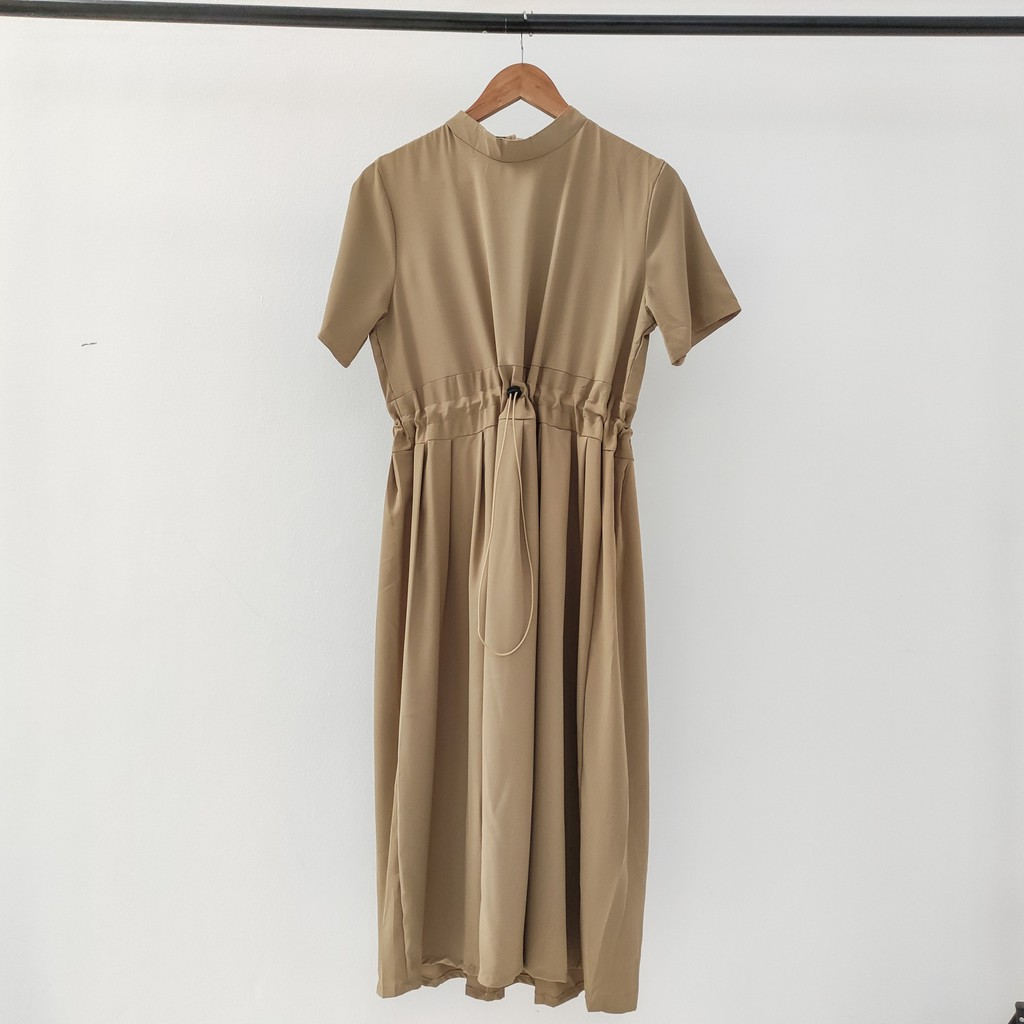 6627 Long Dress Casual Polos Wanita Korea