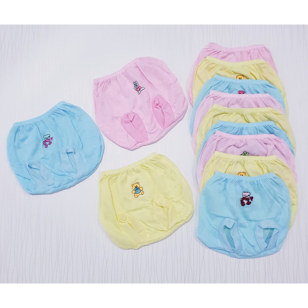 paket celana pop bayi isi 3 pcs new born baby gracia