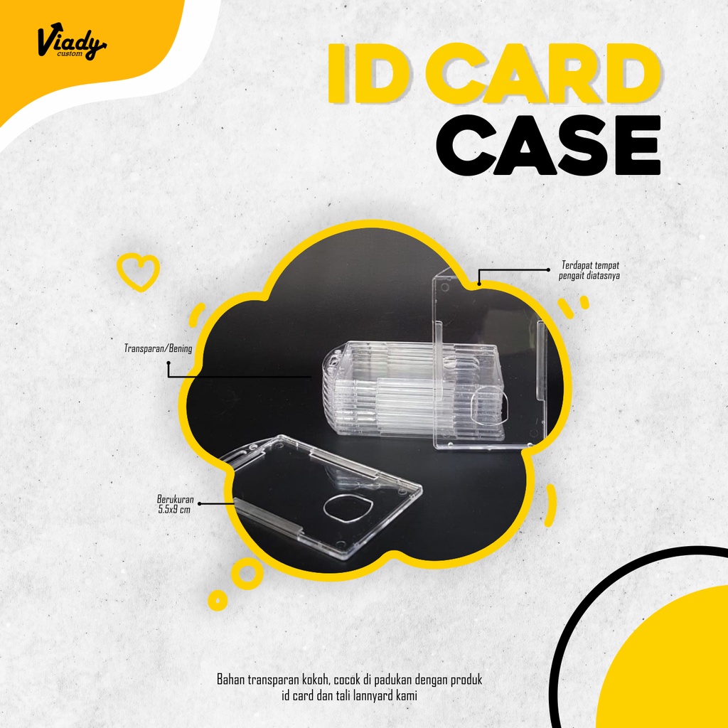 

CASE ID CARD TRANSPARAN | LANYARD | CASE KARTU IDENTITAS
