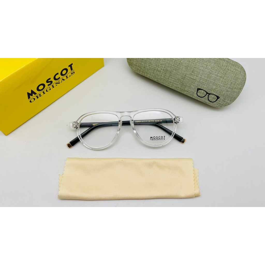 NEW FRAME KACAMATA WANITA MOSCOT JASPER TR100% WHITE
