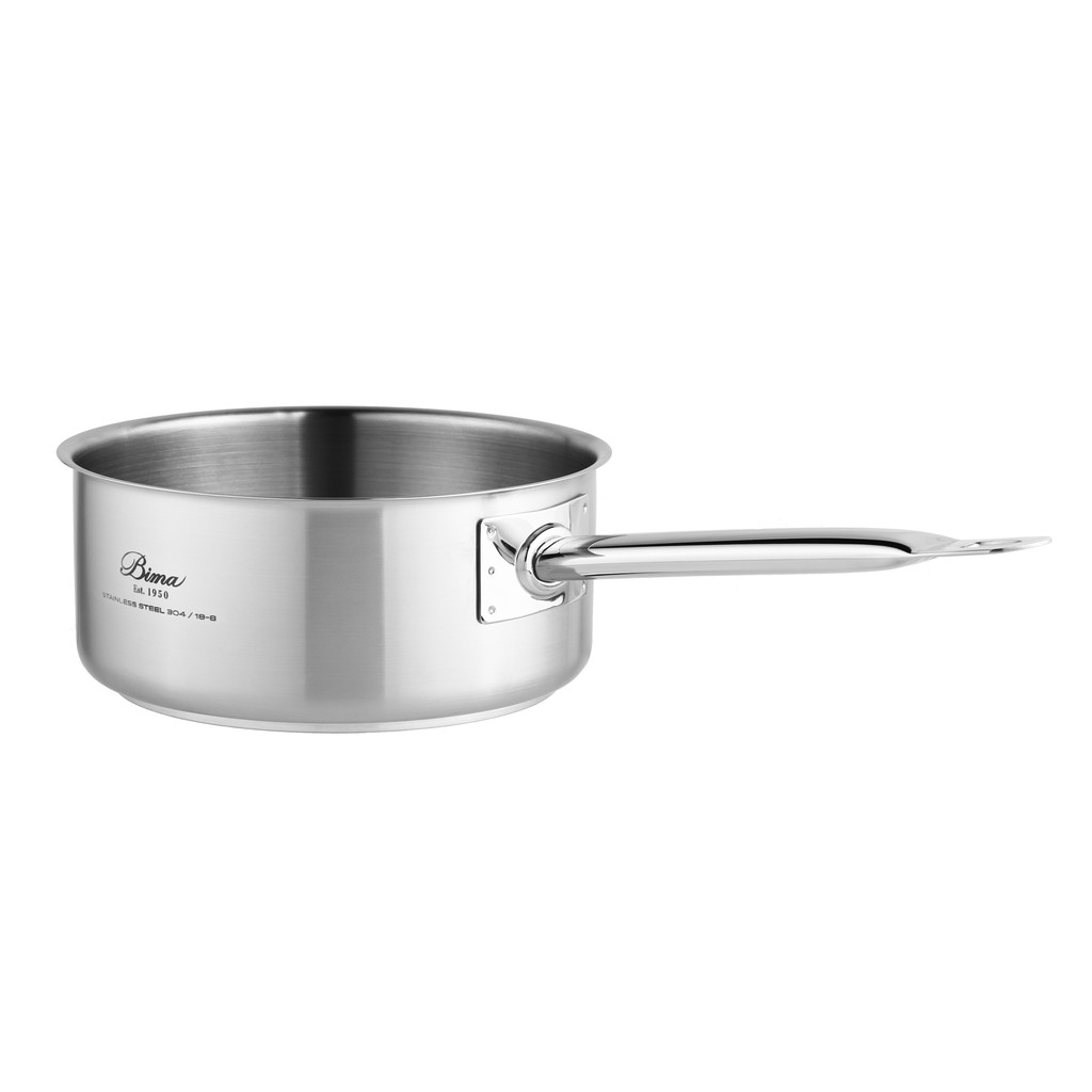 Bima Chefs Shallow Sauce Pan D 18 cm, H 8 cm, 2.0 L, SUS 304
