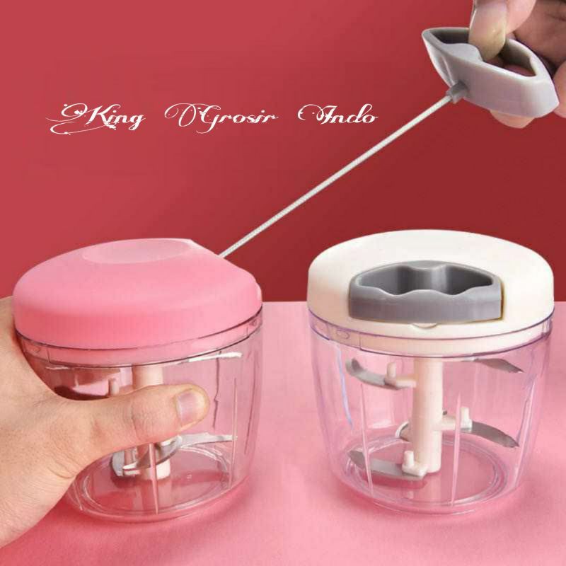 Manual Speedy Chopper 5 Pisau / Blender Tarik Manual 5 Pisau 900 ML