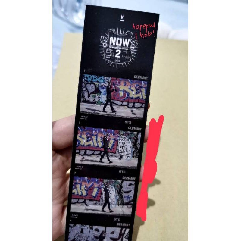 v / taehyung bts now2 now 2 in europe bm bookmark album photocard orul sla dnw hyyh pt 1 & 2 yf dope