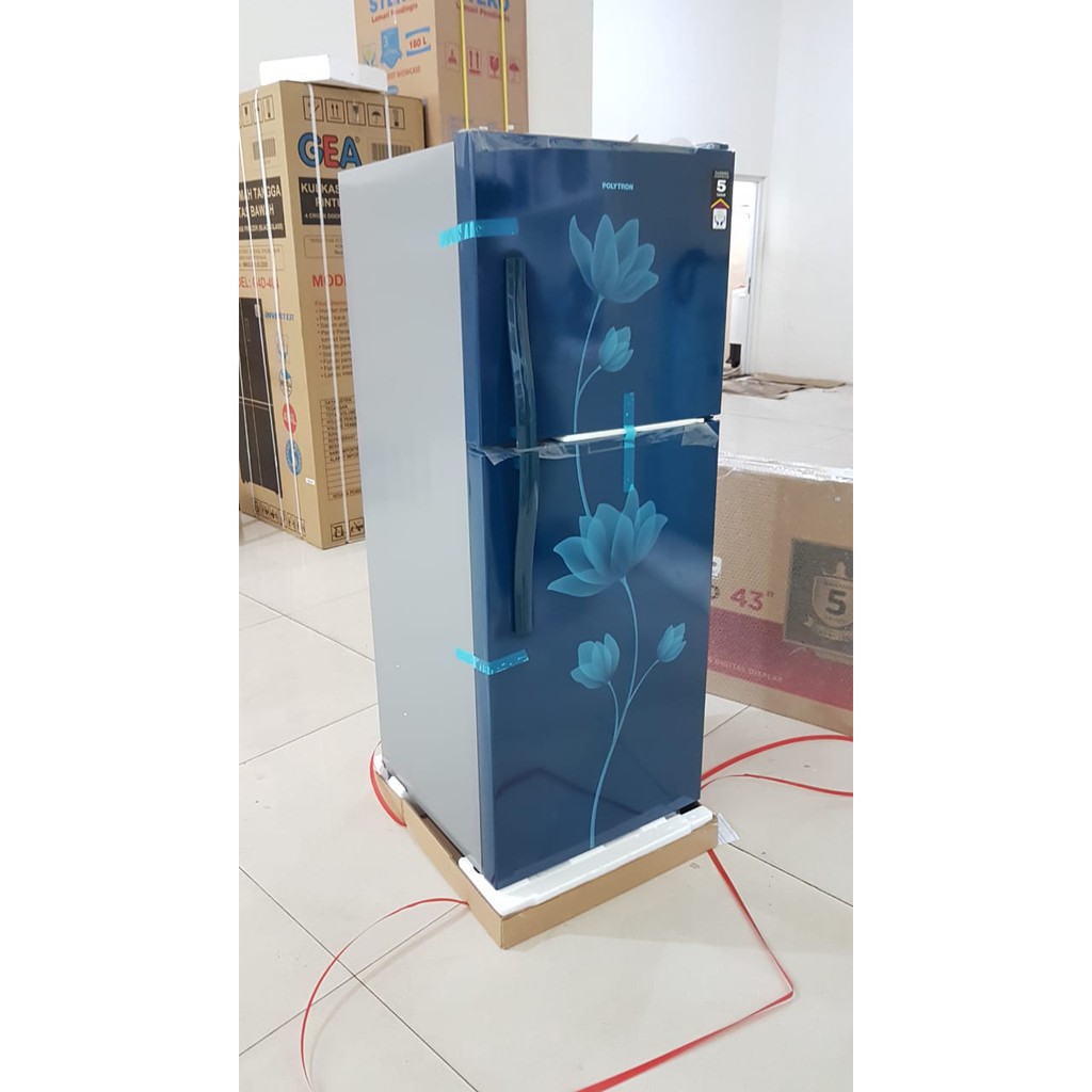 LEMARI ES / KULKAS POLYTRON 2 PINTU BELLEZA PRM21