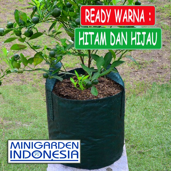 Planter bag 25 Liter EASY GROW planterbag 25liter easygrow kantong Pot polybag semai benih bibit Tanaman bunga sayuran buah planter bag