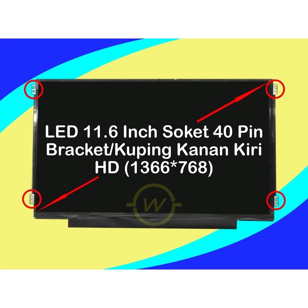 Layar LED LCD Laptop Lenovo Thinkpad X121E X130E X131E X140E Series