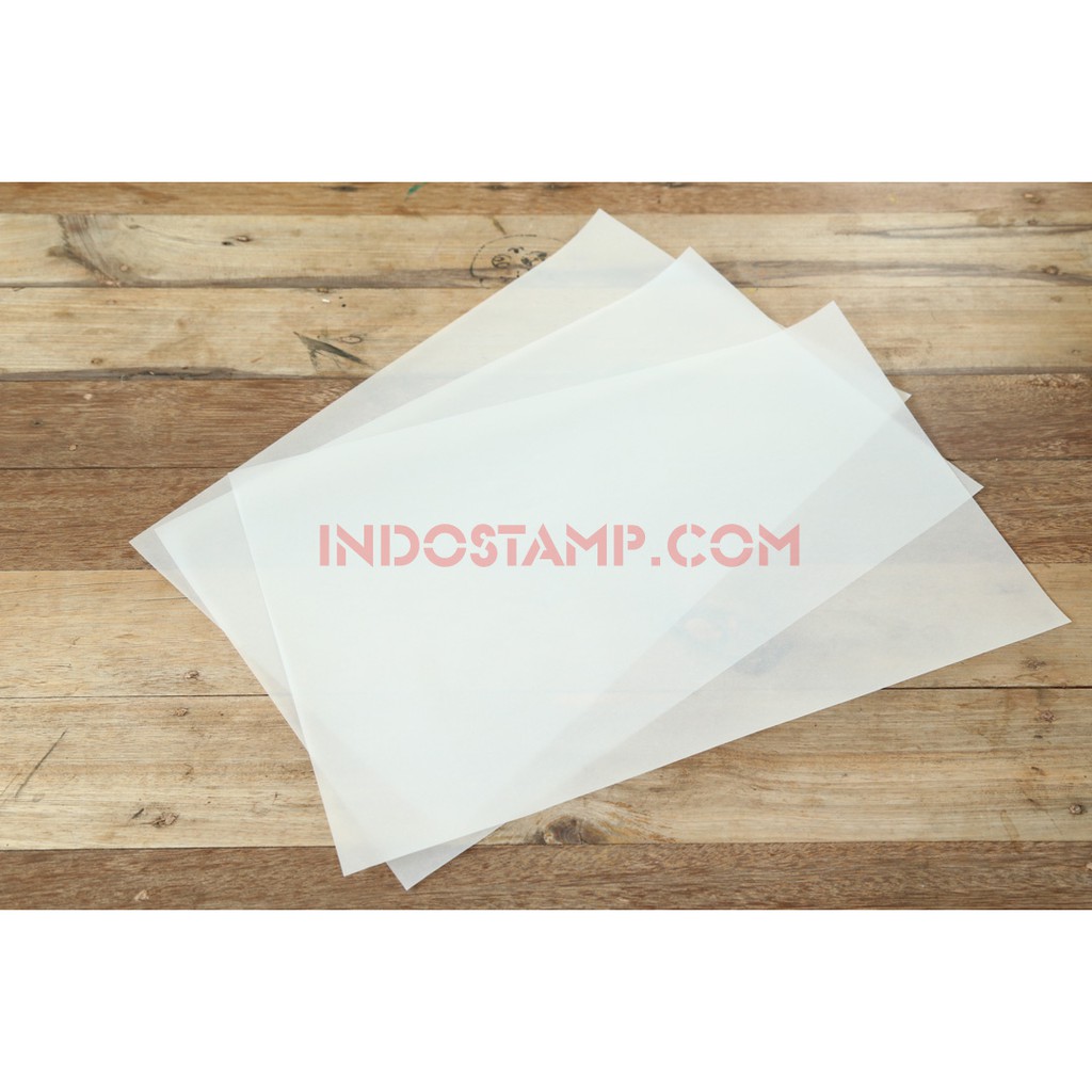 

kertas kalkir size F4 50pcs tracing paper stempel flash runaflex toner original indostamp