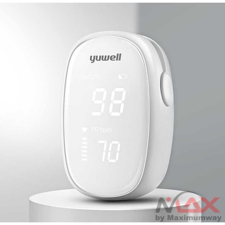 Yuwell Alat Ukur Detak Jantung Oksigen Pulse Oximeter - YX102 Warna Putih