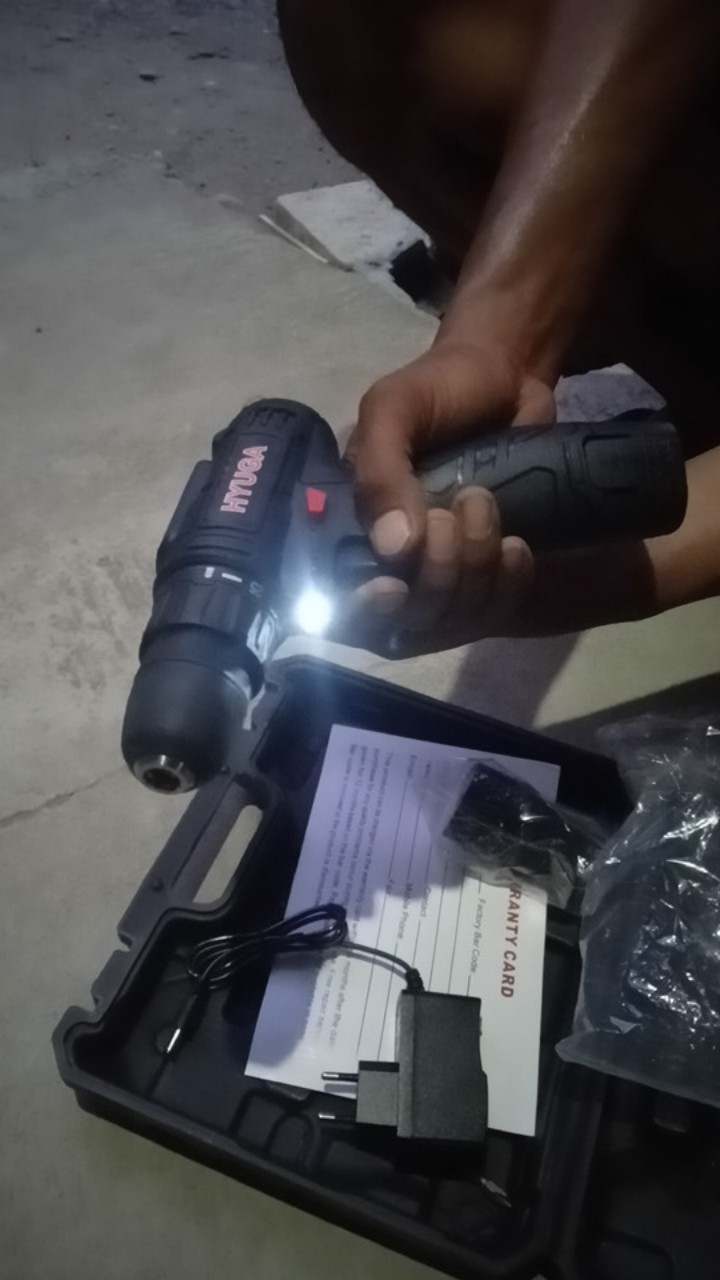 Promo Mesin Bor Baterai Cordless Hyuga By Uchiha Japan Teknologi Tembok Besi Kayu