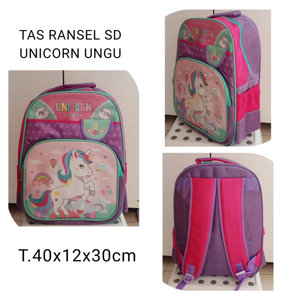 Tas Ransel Sekolah Anak Perempuan ukuran  SD good quality