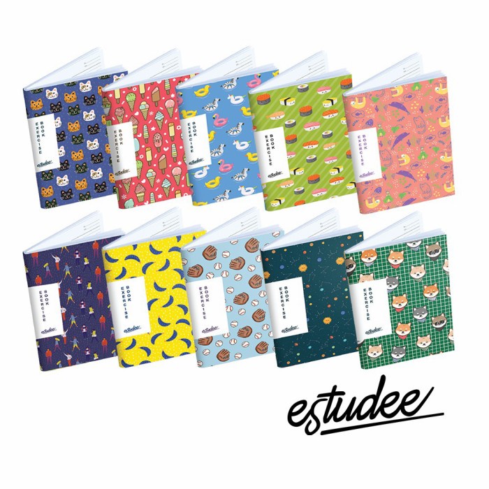 

Jual Buku Tulis Estudee F Kwarto 58 Fancy Pattern Isi 10 (Gbts) Trendi