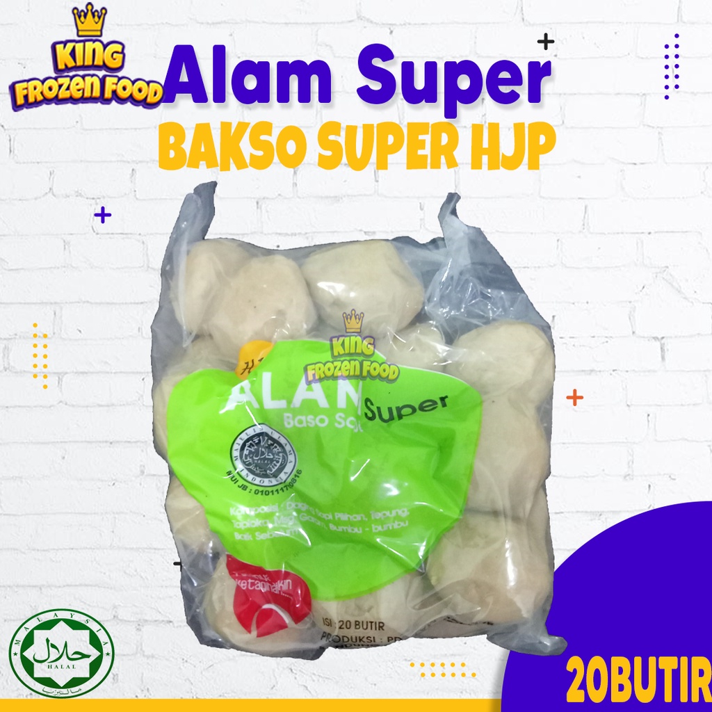 Bakso Alam Super HJP Isi 20 Butir