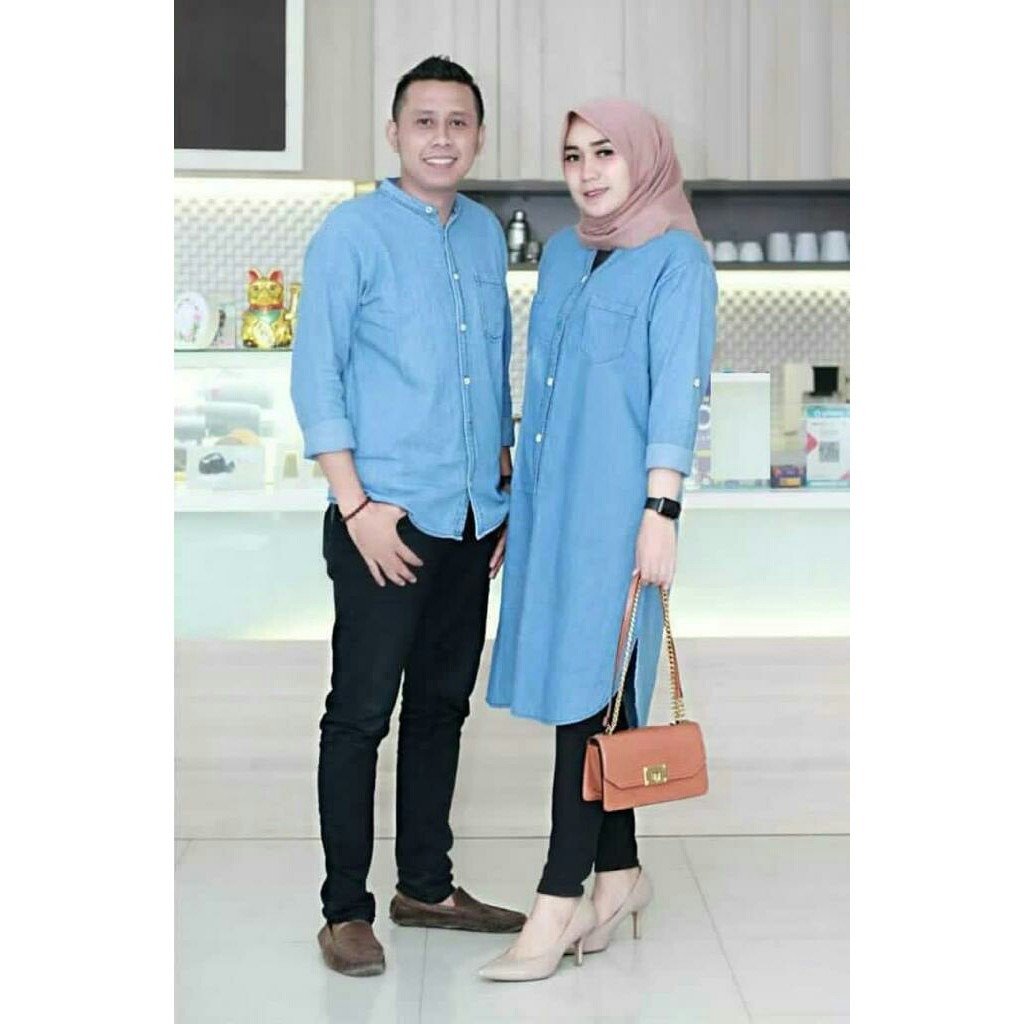 Couple Jenis &amp;  Zulan - Couple Muslim - Tunik Couple - Baju Couple Terbaru