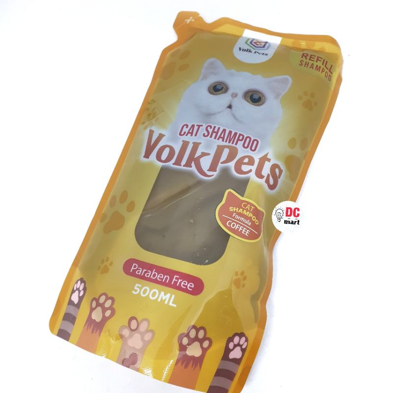 Volk Pets Cat Shampoo REFILL COLLECTION 500 mL / Shampo Kucing Kemasan Pouch refil