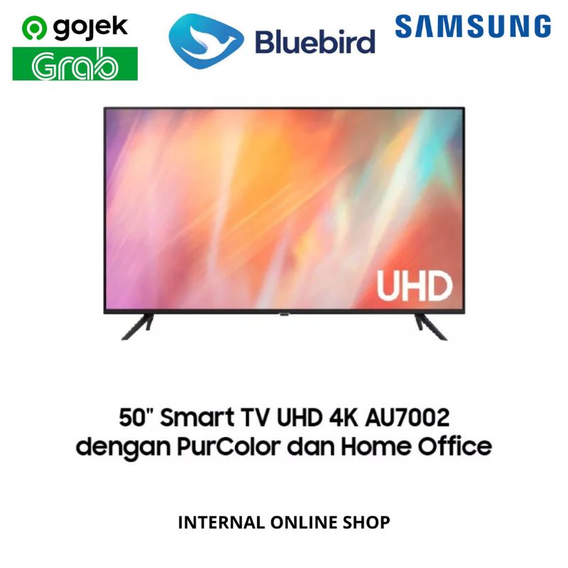 Samsung AU7002 Smart TV 50 Inch UHD 4K Garansi Resmi