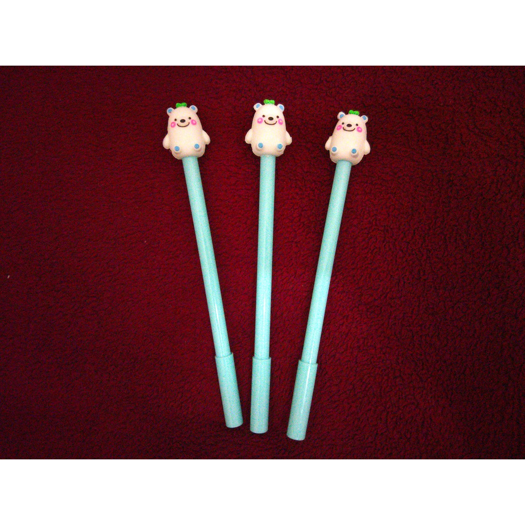 

Gel Pen Karakter Beruang Putih Lucu Bagus dan Murah