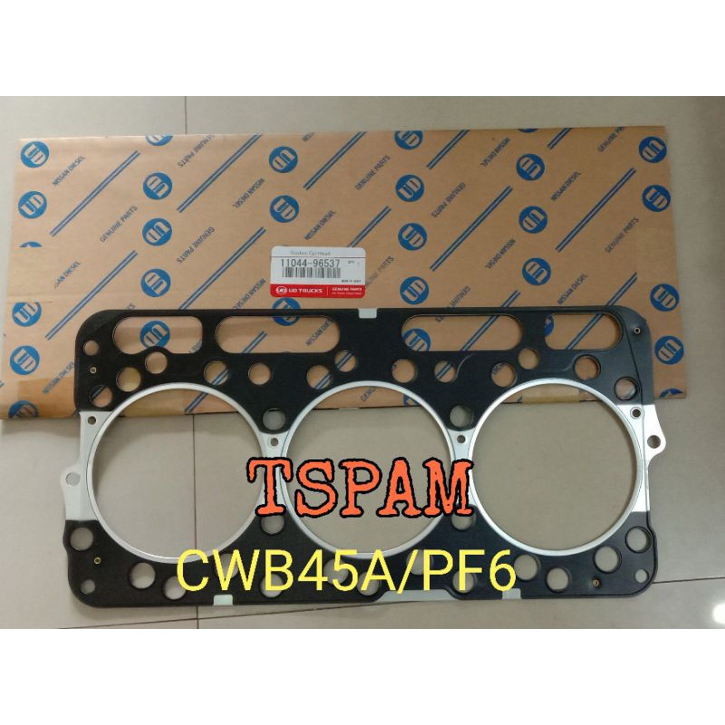 paking gasket deksel cylinder head pf6 ud truck nissan diesel.11044-96573