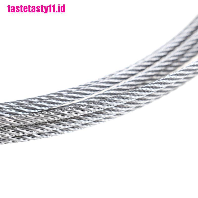 【TTID】5m 304 stainless steel soft wire rope soft fishing lifting cable clothesl