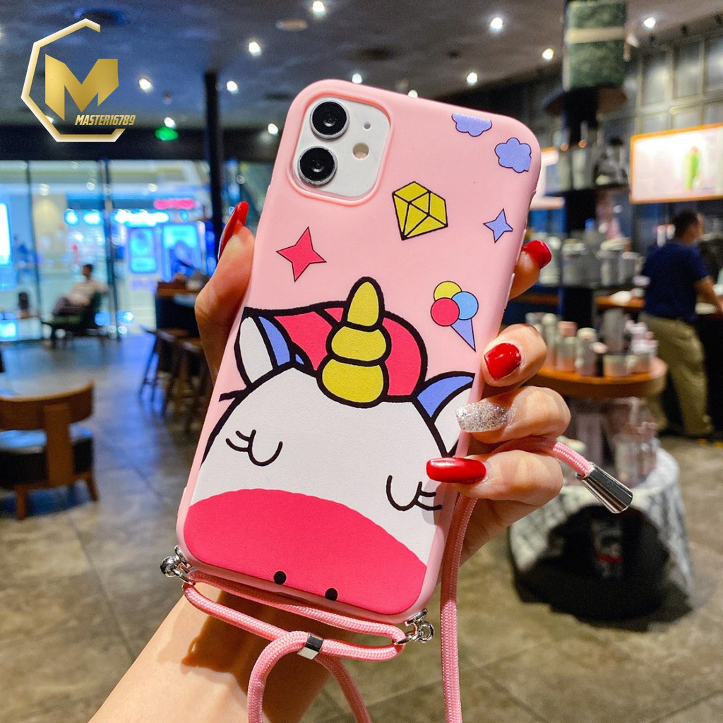 SS153 case Slingcase Lanyard UNICORN Oppo F1s A59 A3s A5s A7 A11k A12 A5 A9 A31 A8 2020 MA747