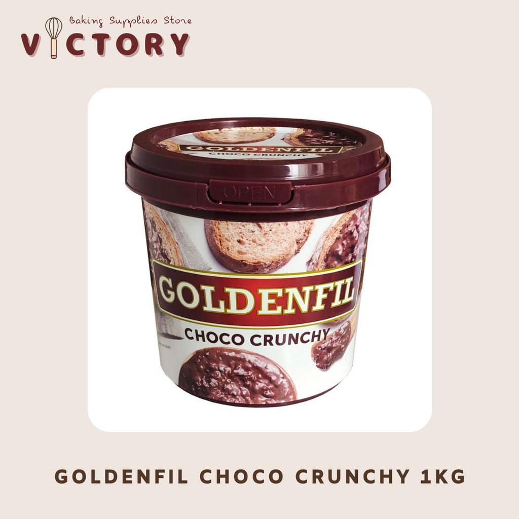 

GOLDENFIL Choco Crunchy 1KG - Selai Coklat