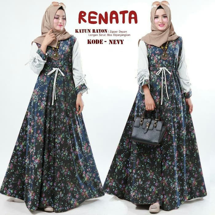 GAMIS SYARI ANNAJAH CAPUCCINO 900GR 110 140 ALLSIZE GAMIS SYARI BUSUI CADAR CREPE HQ POLOS MURAH I.