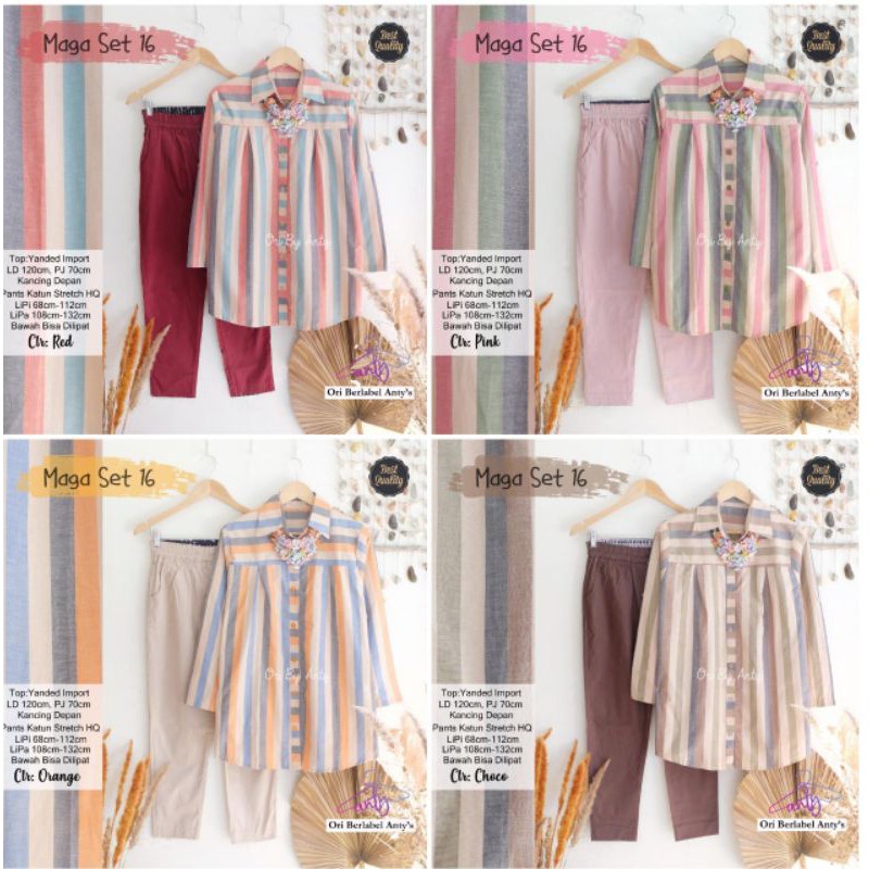 MAGA SET 16, SETELAN CELANA WANITA