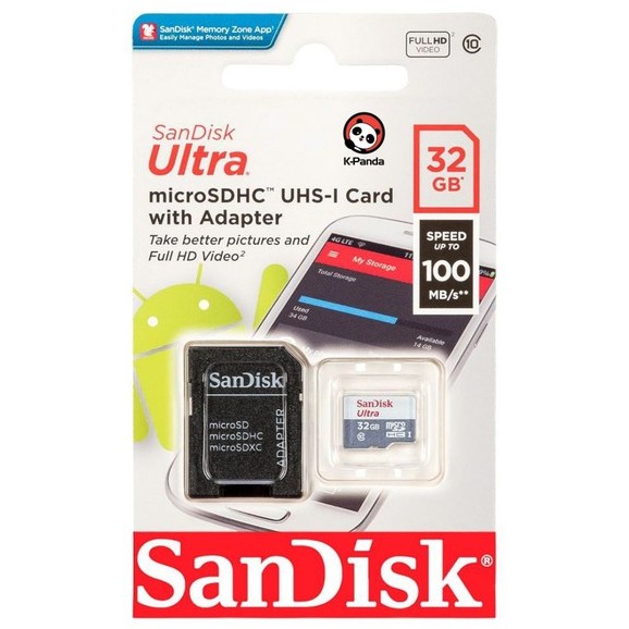 Sandisk Ultra Micro SDHC,SDXC With Adapter 32/64/128/564GB Original