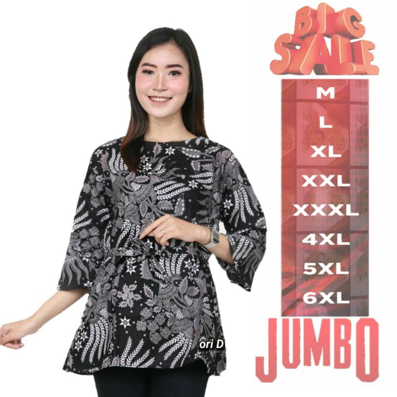 Batik jumbo BIG SIZE JUMBO XXL XXXL 3L 4L 5L MURAH BATIK JUMBO COUPLE 