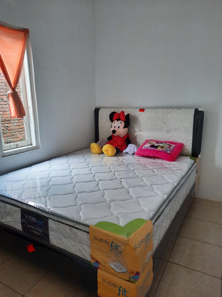 Set Kasur Comforta Super Fit Silver Spring Bed Springbed (fullset) Uk. 120 - 160 - 180