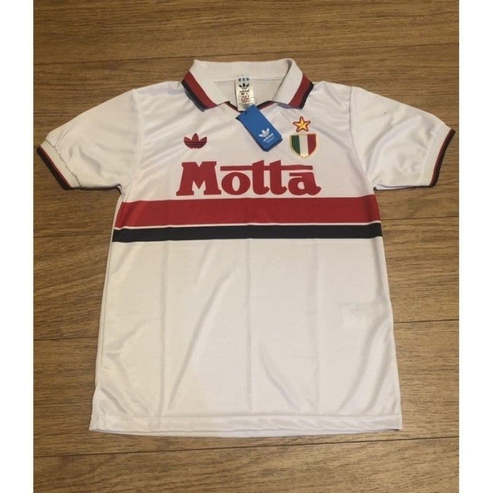Jersey Bola Retro Ac Milan Motta Away