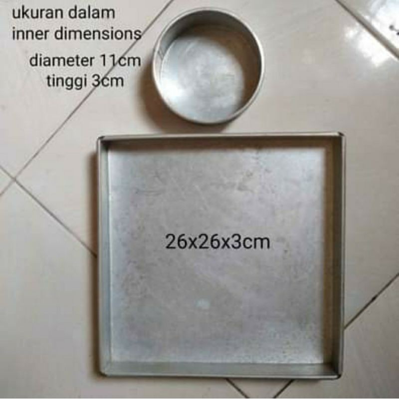 Loyang kotak tulban mini chiffon cupcake muffin moving sale