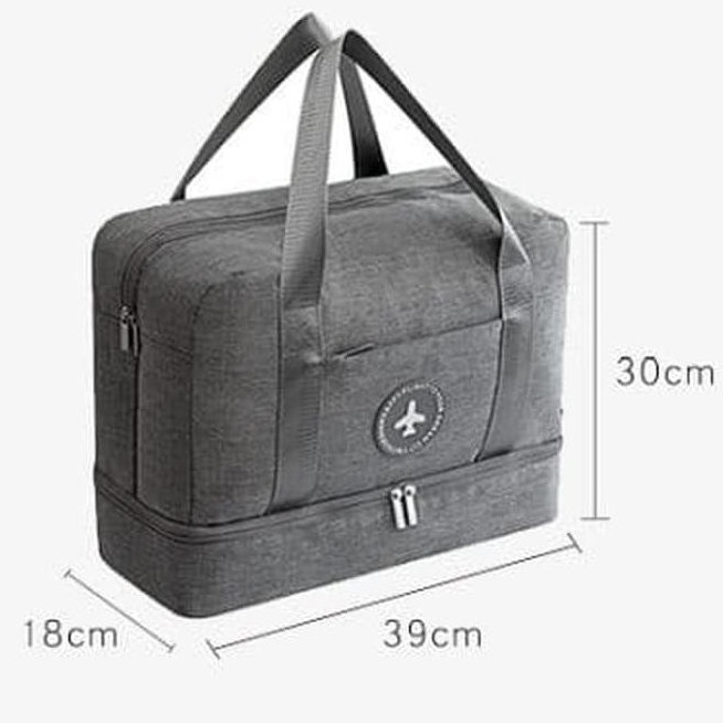 Tas Travel Lipat | Tas Travelling Jinjing Pria / Wanita | Tas Duffel Genggam | Tas Besar Tempat Baju