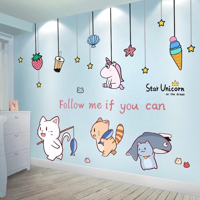 Tempat anak anak stiker dinding kamar Tata letak ruangan 