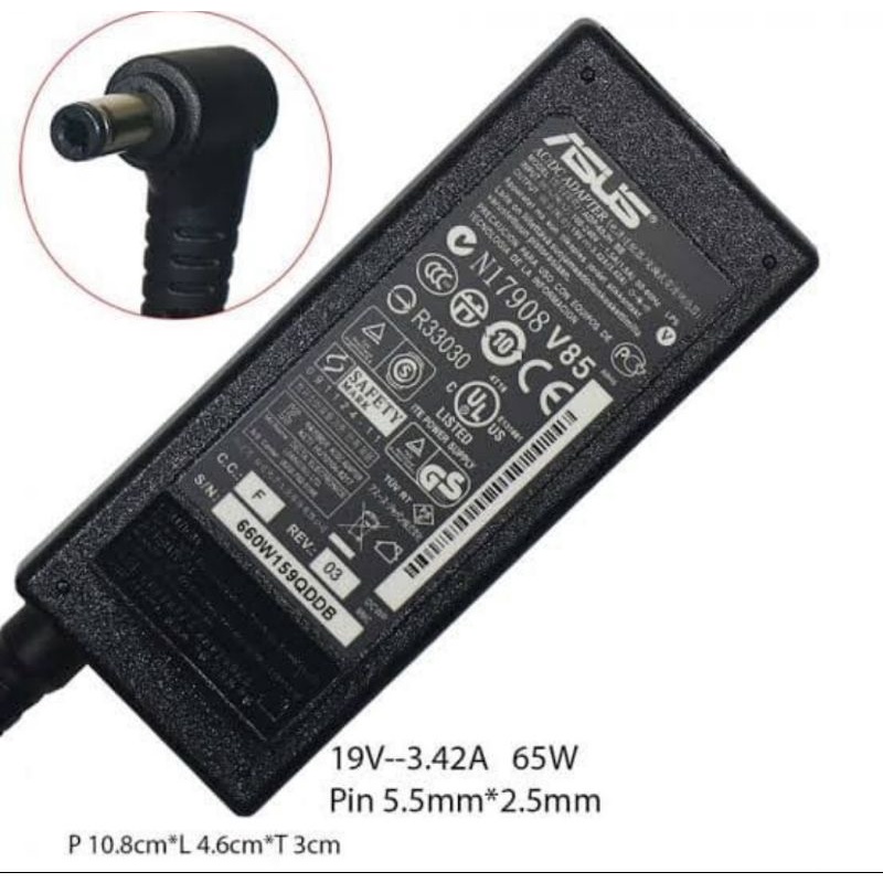 Adaptor/Charger laptop asus A43S/A42 Original Bergaransi