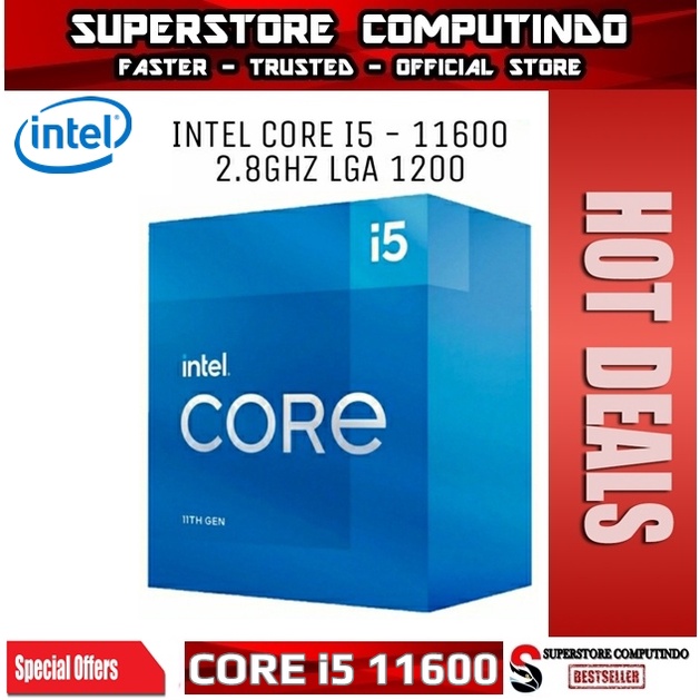 Processor Intel Core i5 11600 Box Rocket Lake Socket LGA 1200