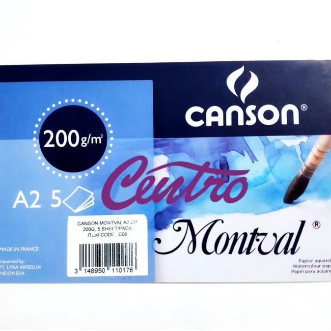 

gunturputra39 Canson Montval 200 Gsm A3 Kertas Gambar Cat Air Watercolor Paper TERLARIS TERPERCAYA ORIGINAL