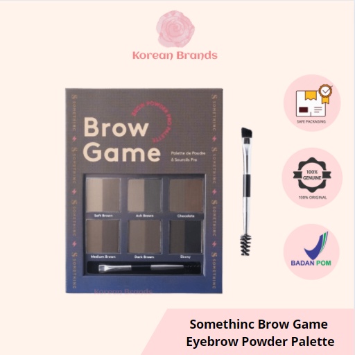 Somethinc Brow Game Eyebrow Powder Palette