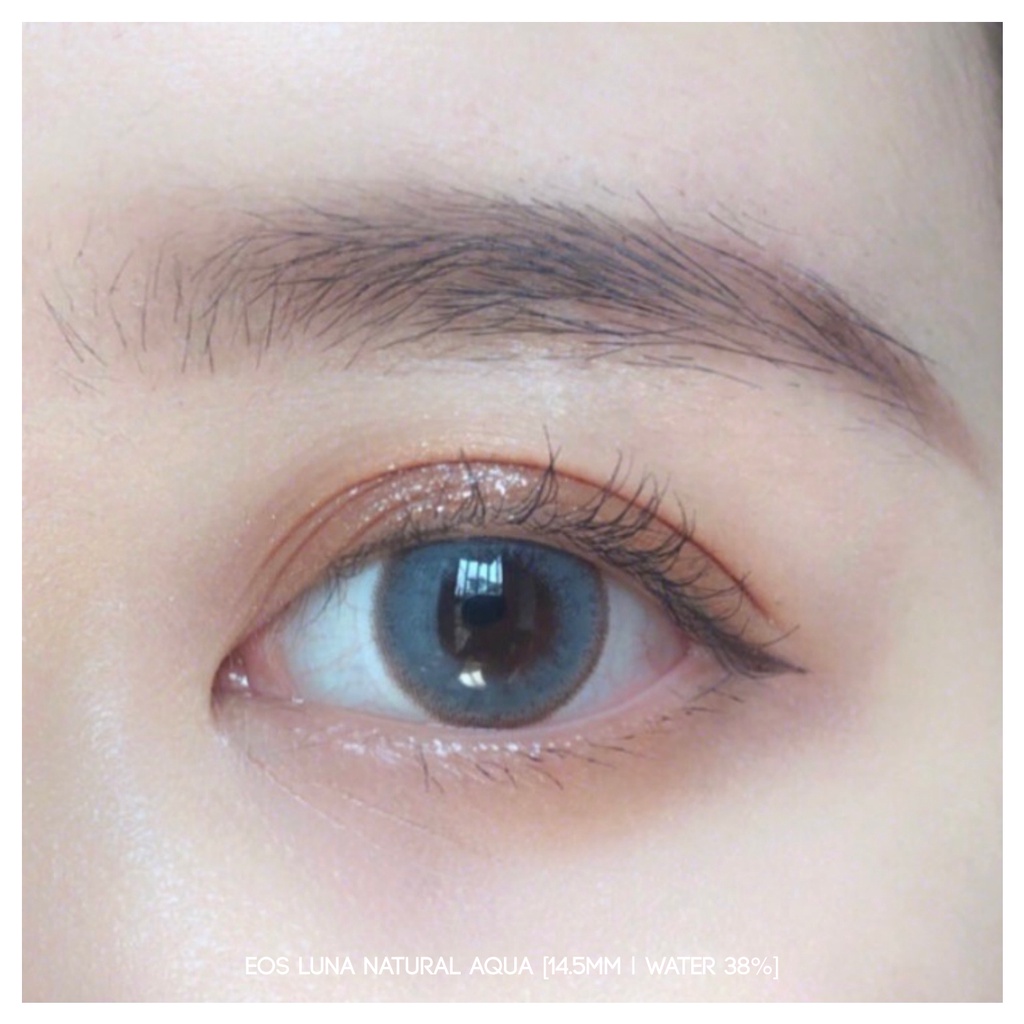 Softlens Luna Natural Aqua (Gray) | EOS [Mikhayloveshop]