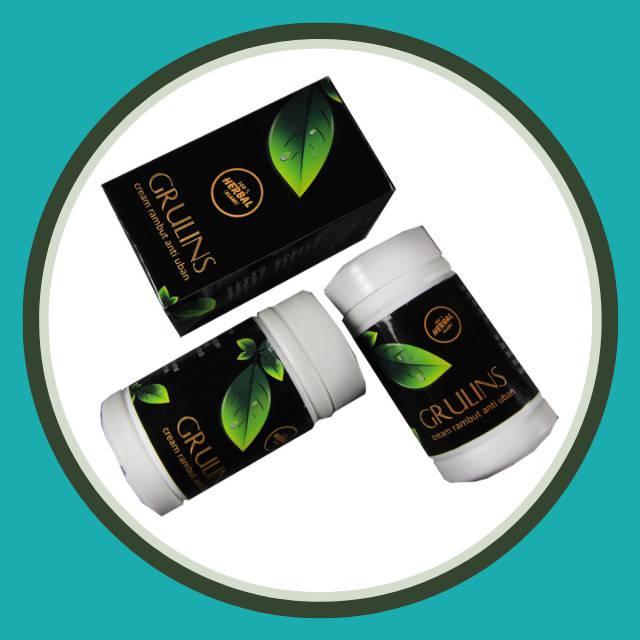 Pomade Herbal Grulins Minyak Rambut Uban