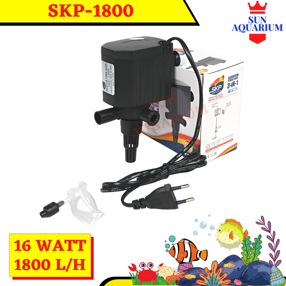Water Pump Aquarium | Mini Water Pump SKP 1800 | Pompa Aquascape