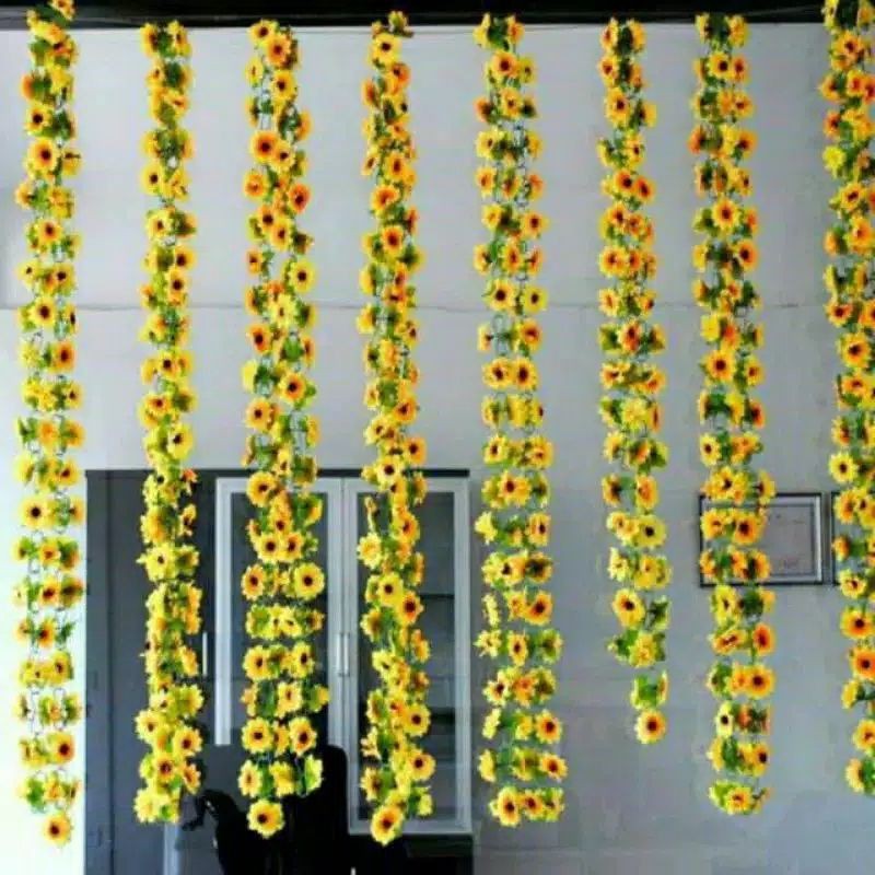 Bunga Matahari Rambat 72 & 26 Bunga / Bunga Artificial-2