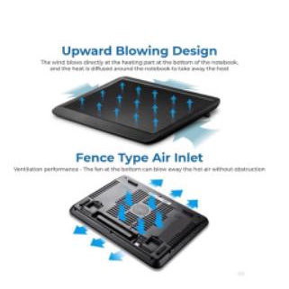 Kipas Pendingin Laptop Cooling Pad Fan Stand Laptop Dudukan Laptop